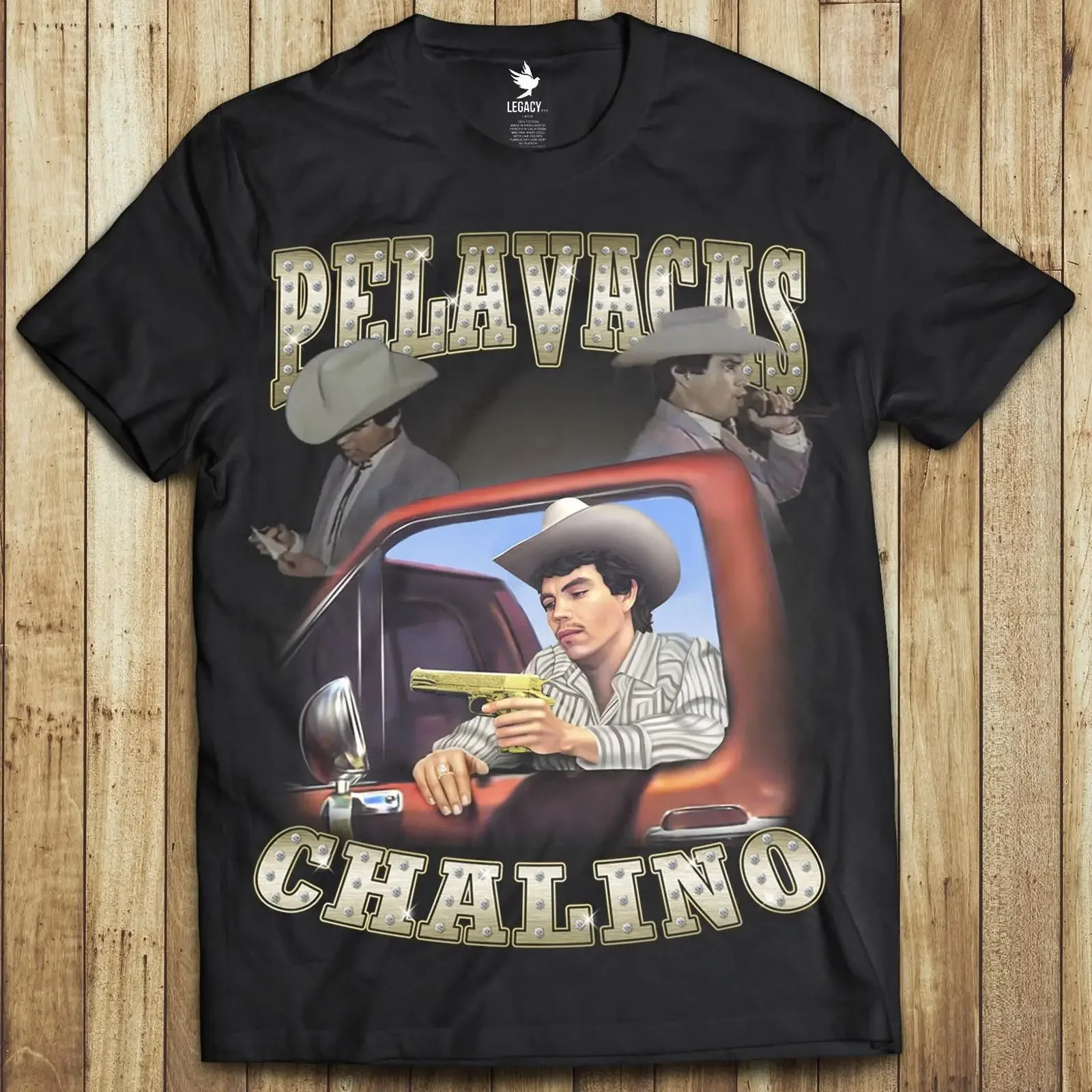 Chalino Sanchez Last Concert T Shirt LIMITED EDITION vintage Washed Breathable Casual Stretched designer clothes Slightly
