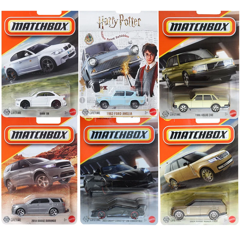 En Stock 25M Original Matchbox coche 1/64 City Hero Range Rover Ford Anglia BMW 1m vehículo modelo juguetes para niños colección regalo