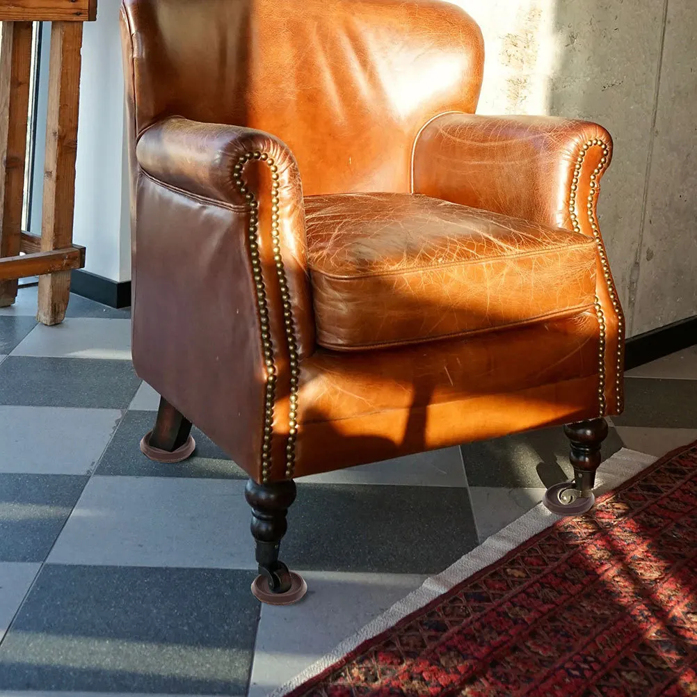 Almohadillas antideslizantes para muebles, tazas con ruedas de fieltro, resistencia para muebles de sala de estar, posavasos, tazas con ruedas, 12 Uds.