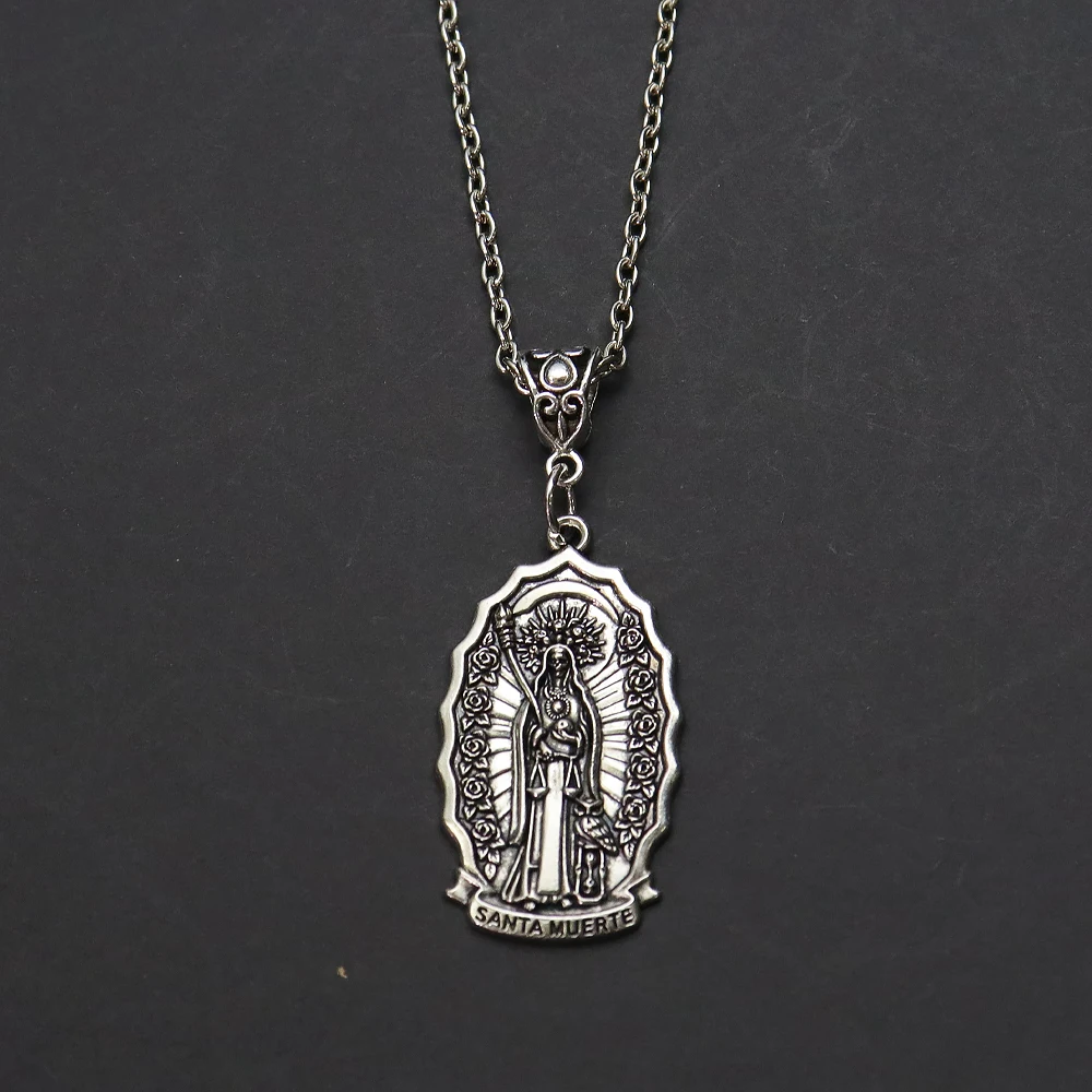 Santa Muerte hangerketting, go - Men Accessories Aesthetic recensie en prijs