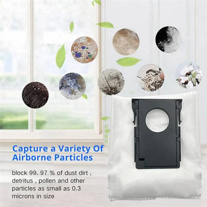 A74G-Replacement Parts Dust Bag For Eureka J20 / Midea W20/W20 PRO Robot Vacuum Cleaner Accessories 12PCS