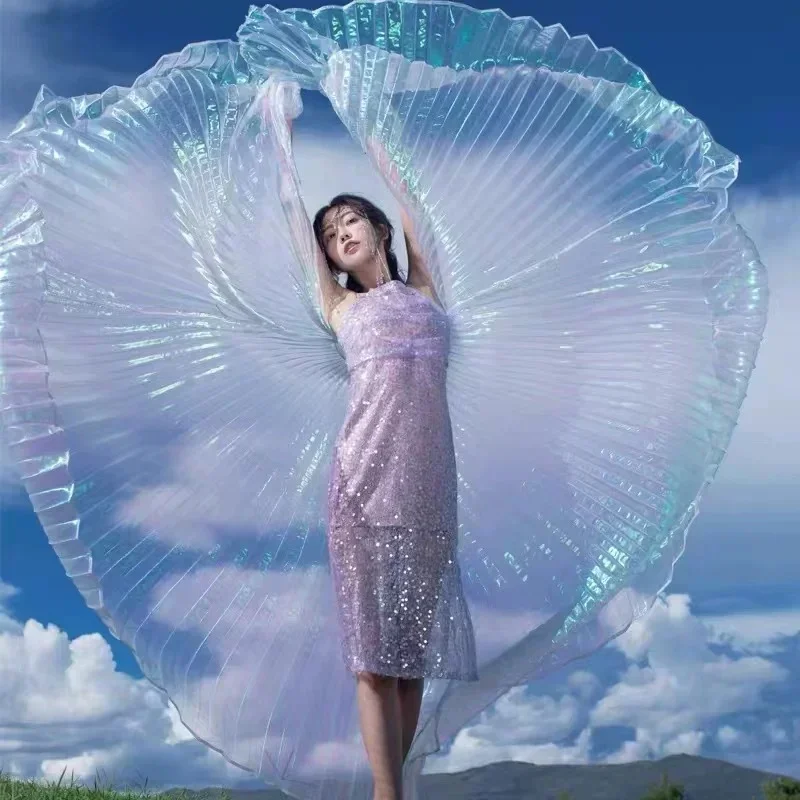 カーニバルベリーダンスイシスウィングス 大人用ベリーダンスコスチューム ステージパフォーマンス小道具 オリエンタルダンスエンジェルウィングス ハロウィン用