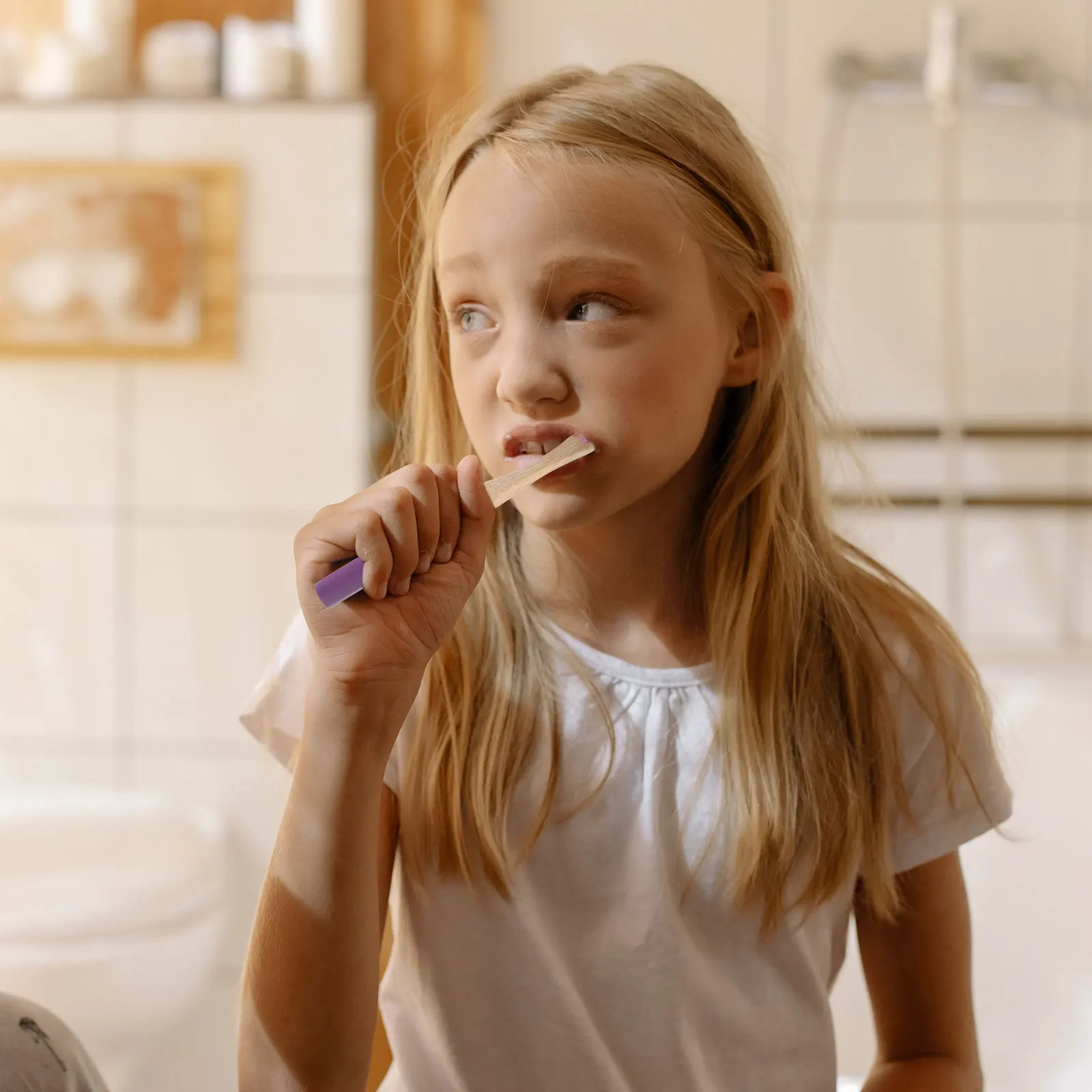 

5Pcs Bamboo Charcoal Soft Bristle Wooden Toothbrushes Ergonomic Comfortable Handle Safe Travel Daily Manual Teeth