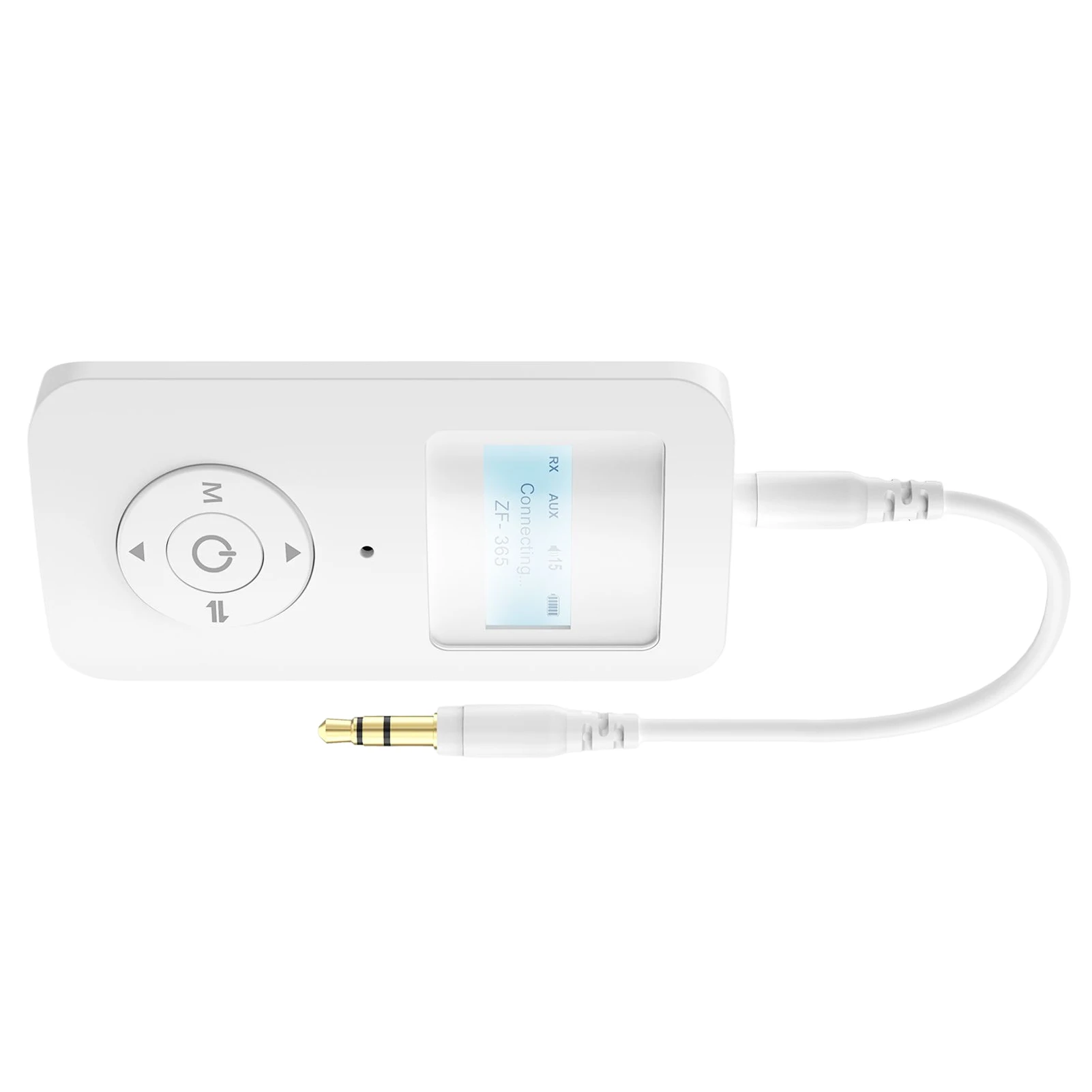 Bluetooth-compatible 5.0 Receiver Transmitter with 3.5mm Aux Jack Type-C Charging Port for Simultaneous Connection of 2 Devices