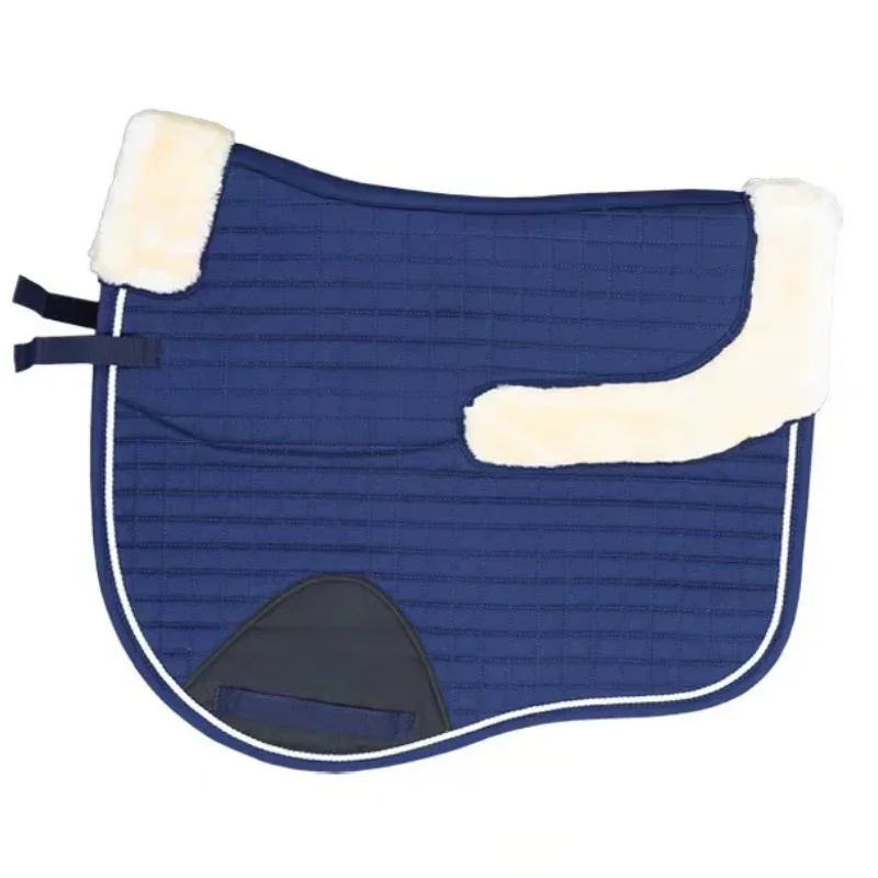 Customized Classic Sports Velvet Equestrian Saddle Pad for Horse Riding and Jumping