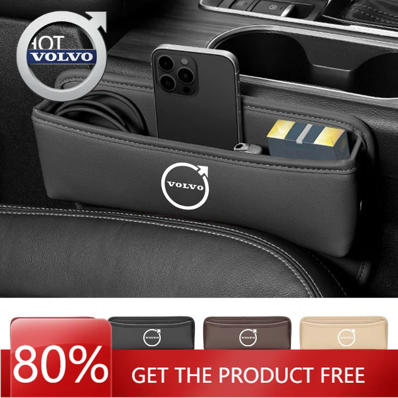 

Emblems 2026 New For Volvo Car Interior Seat Gap Storage Box Organizer Auto Accessories For Volvo XC90 V90 V60 XC60 V40 S80 S60