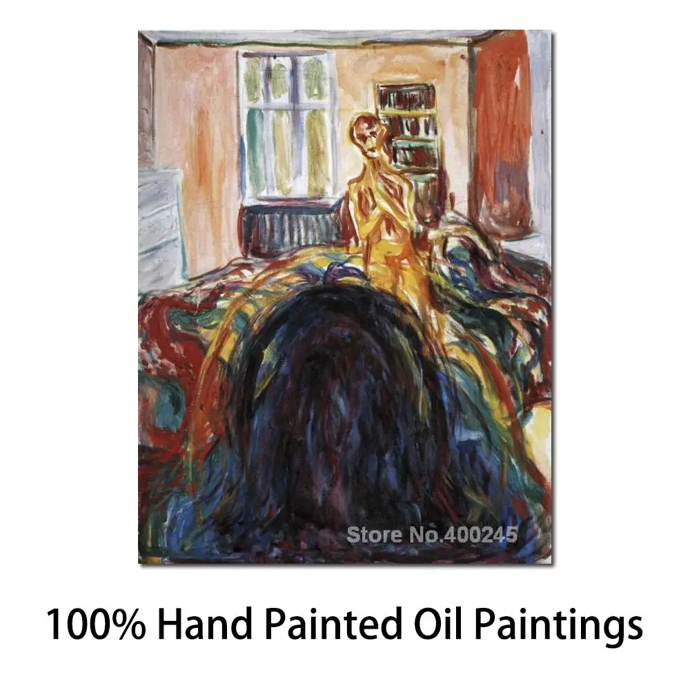 

Wall Art Self Portrait During The Eye Disease I Edvard Munch Paintings Hand Painted High Quality