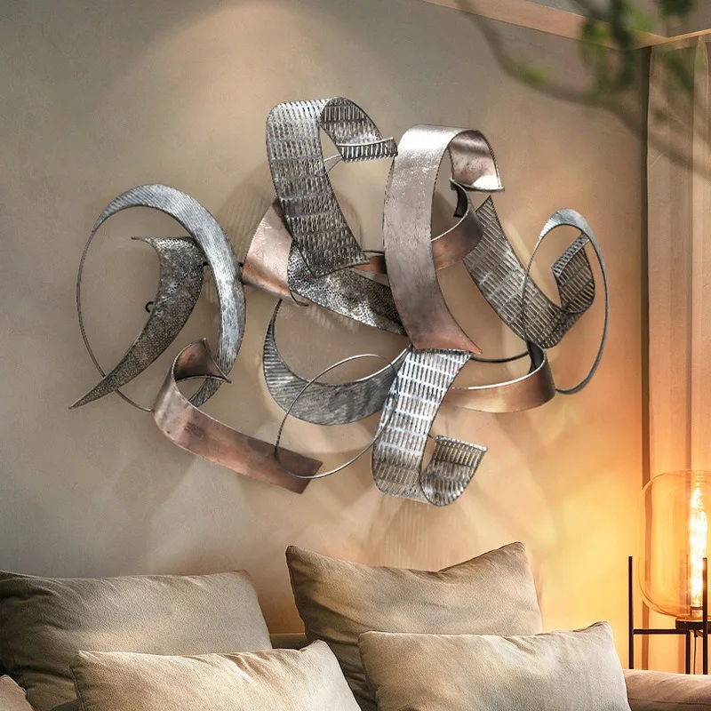 Nordic Creative Wall Decoration Abstract Geometric Wall Hanging Crafts Stereoscopic Large Size Living Room Background Decoration