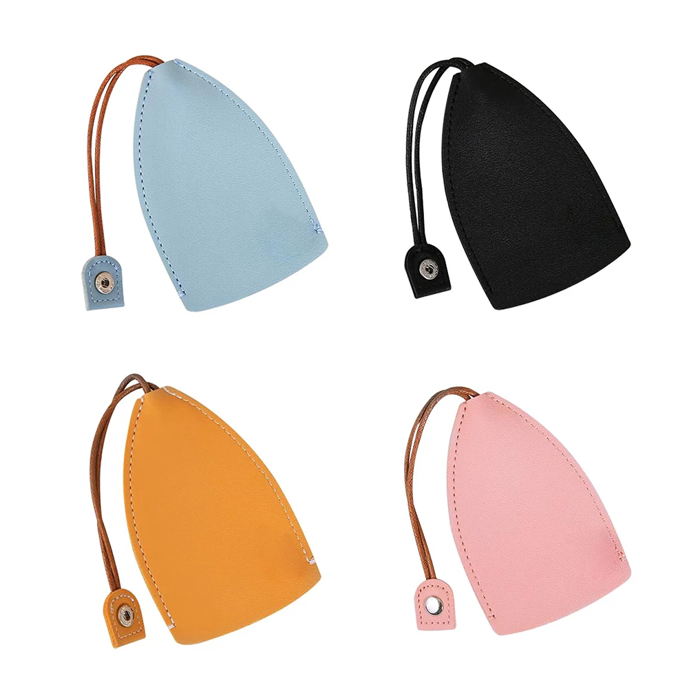 4Pcs Cute Pull Out Key Case Creative Pull Out Key Wallets Case Leather Large-Capacity Key Sleeve Keychain Bag Car Key Holder