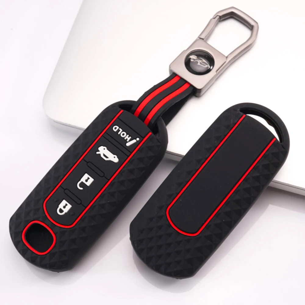 Smart Key Shell With Chain For Mazda 3 Axela 6 Atenza CX3 CX5 CX8 CX9 CX30 CX50 CX60 MX5 MX30 Smooth Finish Perfect Fit Premium