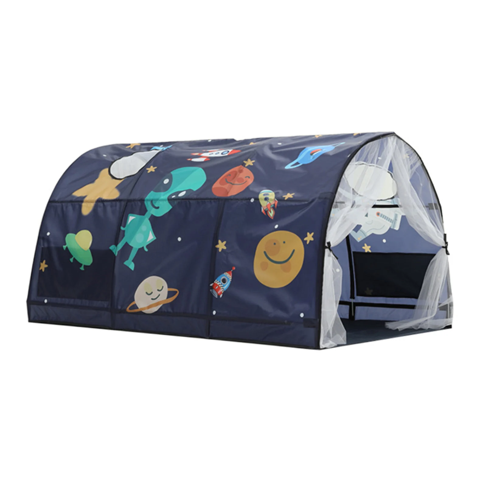 

Cave Tent For Kids Star Moon Space Bed Tent Bed Canopy Tents Privacy Space Single Size Baby Sleeping Bed Boys Girls Privacy Tent