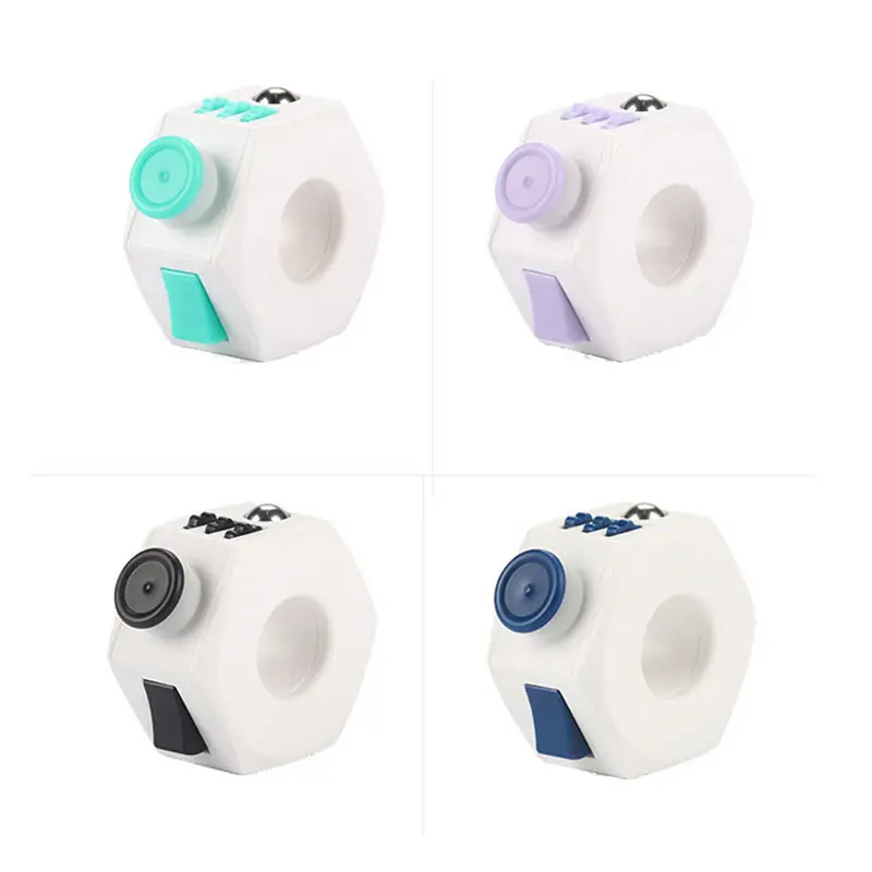 ZK20 Cube Toys Anti Stress  Anxiety Stress Relief Attention Decompression Toy Press Magic Stress Relief Cube For Kids and Adults