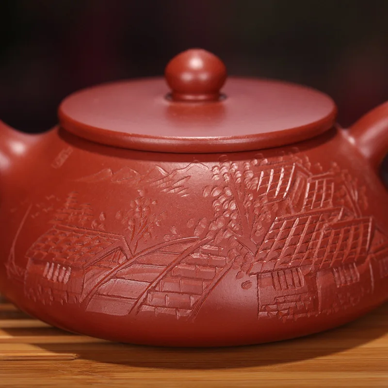 Dahongpao handmade purple clay pot Yixing handmade teapot kettle tea pot  Drinkware For Green Tea - view 3