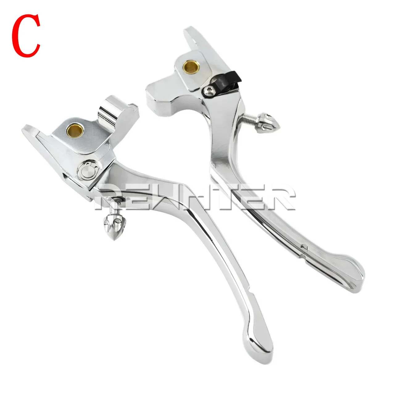 Motorcycle Chrome Regulator Clutch & Brake Lever Set For Harley Touring 08-2019 Road Glide King Street Glide FLHT FLHX FLTR FLHR