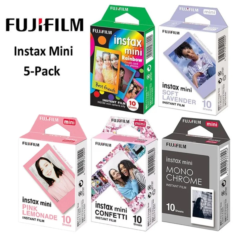 10-50 Sheets Fujifilm Instax Mini 12 Films 3 Inch Color Film for Instant Camera Mini 11 99 40 Evo 8 9 7+ 90 Instax Photo Paper