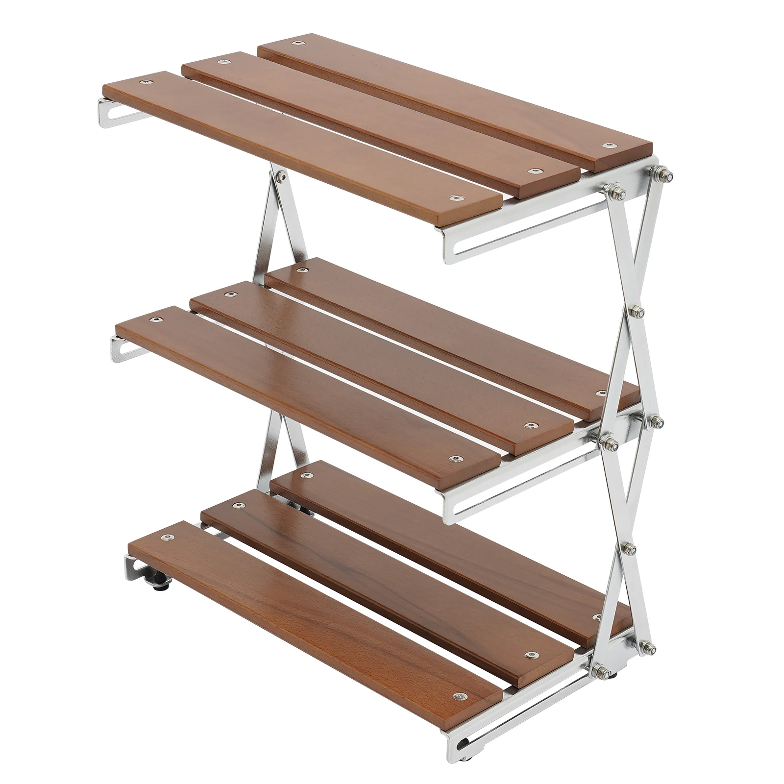 

Трехъярусная складная полка для хранения, стол для кемпинга, многофункциональная полка для пикника, пляжа, рыбалки, барбекю