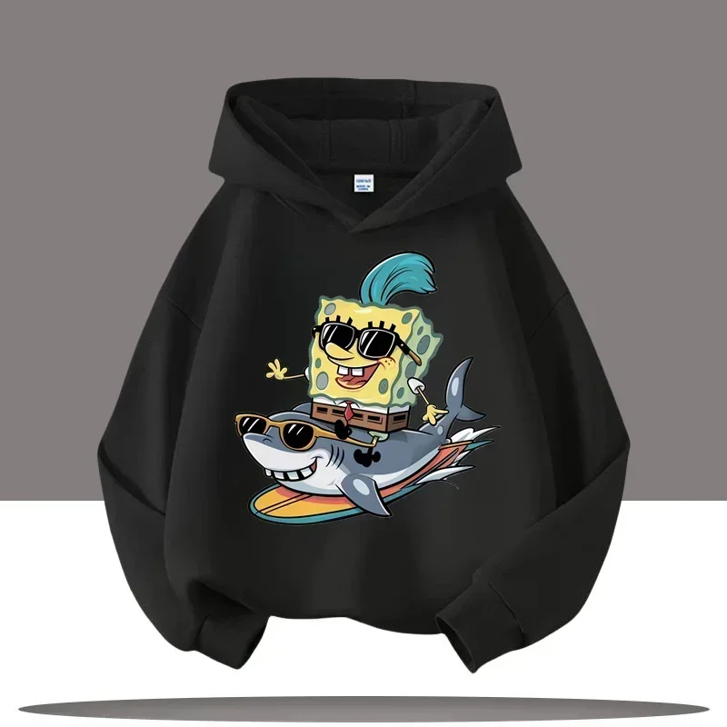 Funny Cartoon Sea Creature And Snail Print Hoodie Men Women Streetwear Harajuku Hip Hop Sweatshirt Autumn Winter Warm Pullover