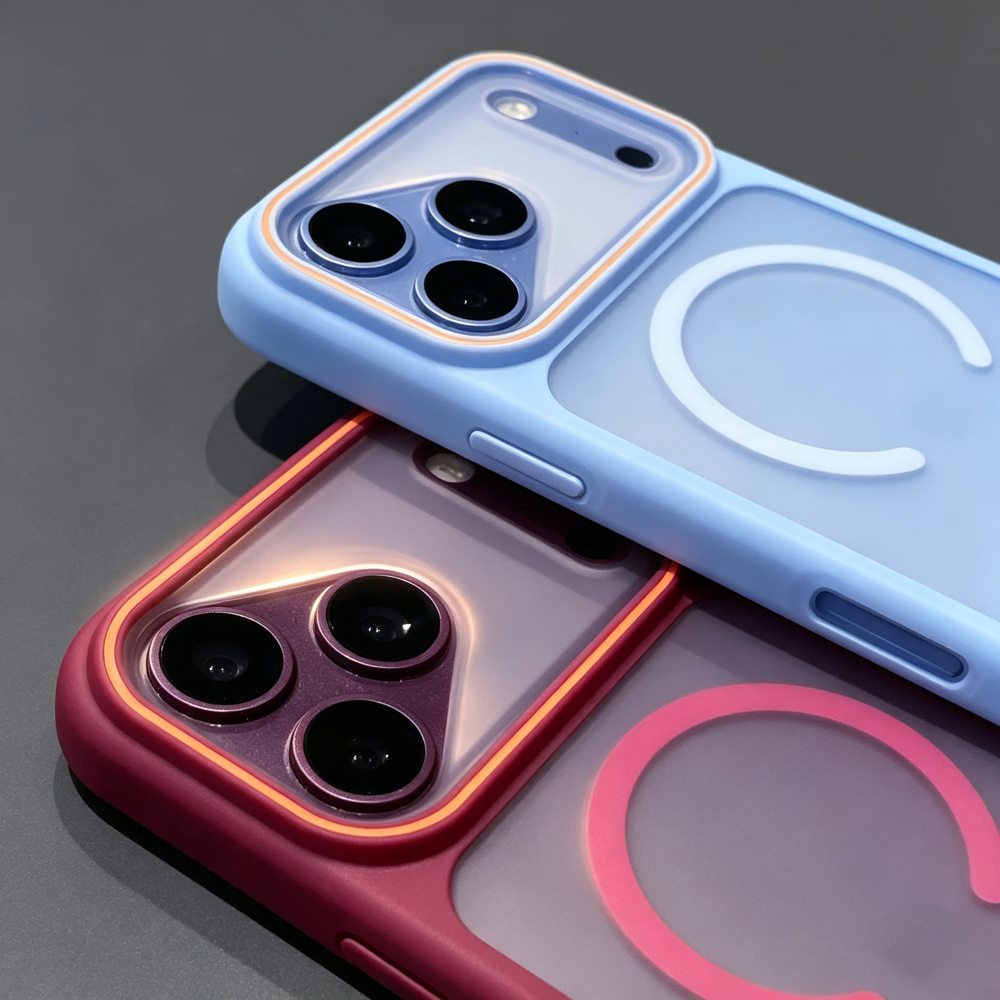 Original Color Matte Smooth Transparent Case For iPhone 17 Air 16 15 14 13 12 11 Pro Max Plus For Magsafe Charging Armor Cover