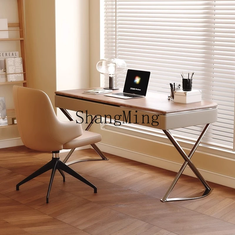 

ZYY solid wood light luxury modern simple bedroom high sense home study office computer desk