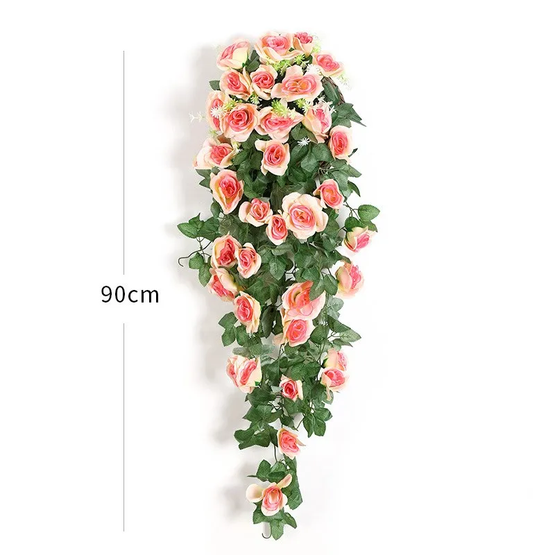 Kunstbloemen Rotan Nepplanten Wijnstok Decoratie Muuropknoping Rozen Home Decor Accessoires Bruiloft Decoratieve Krans