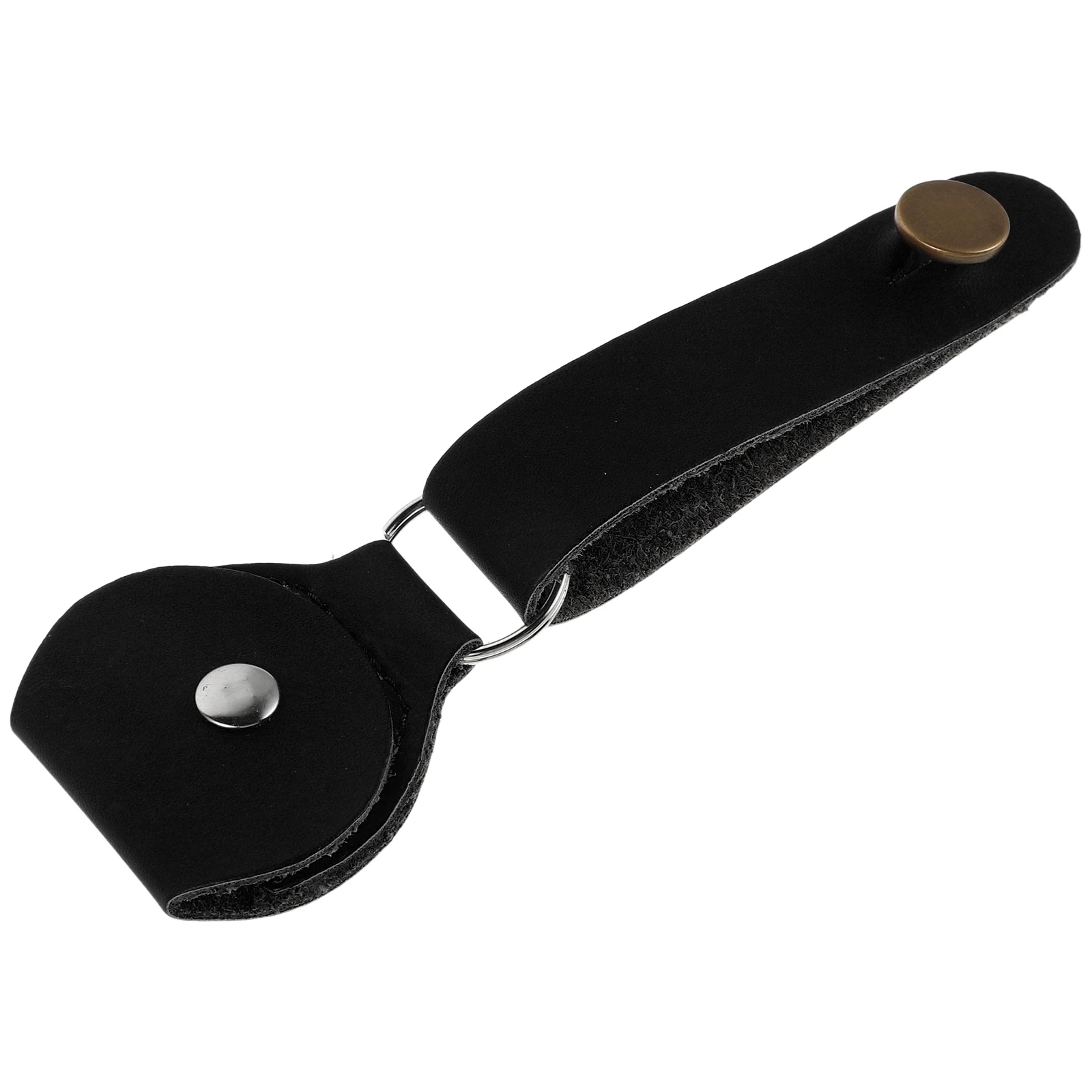 

Guitar Pick Organizer Neck Strap Adapter Pu Pick Storage Case Headstock Mounting Snap Closure Portable Guitar Accessories