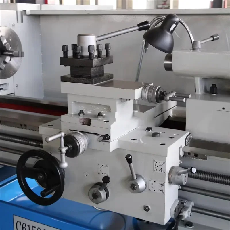 Torno Mecânico Industrial C6140-1000, Torno Horizontal para Pequenos Motores, Material de Fundição de Alta Resistência