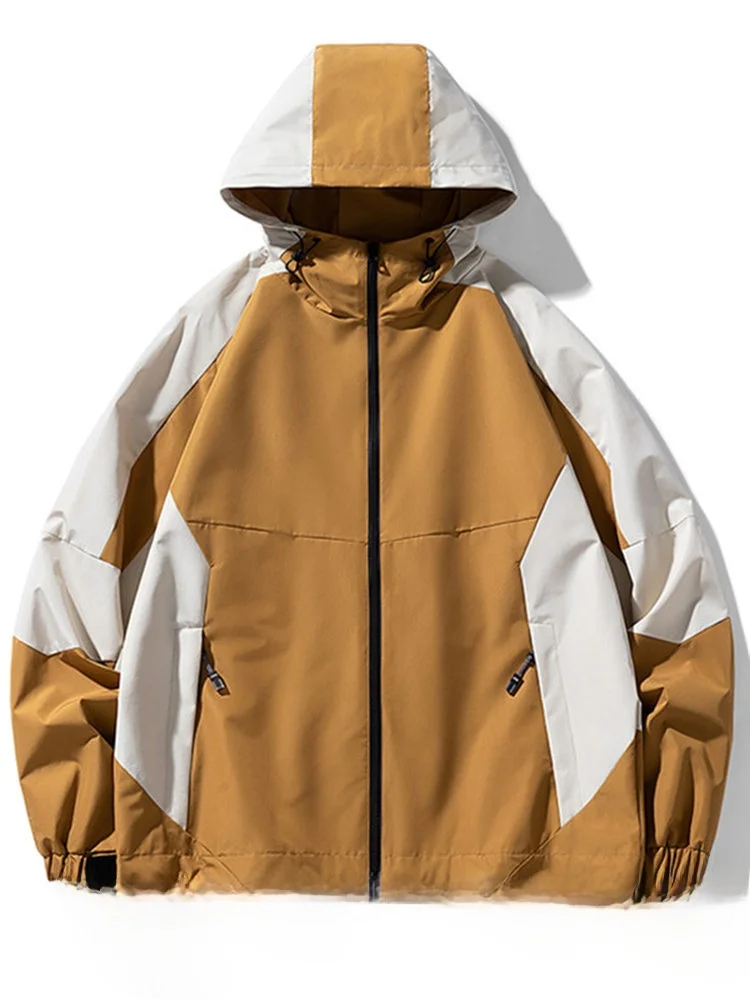 

Мужская функциональная куртка для активного отдыха с капюшоном, модный бренд, весна-осень, полиэстер, нейлон