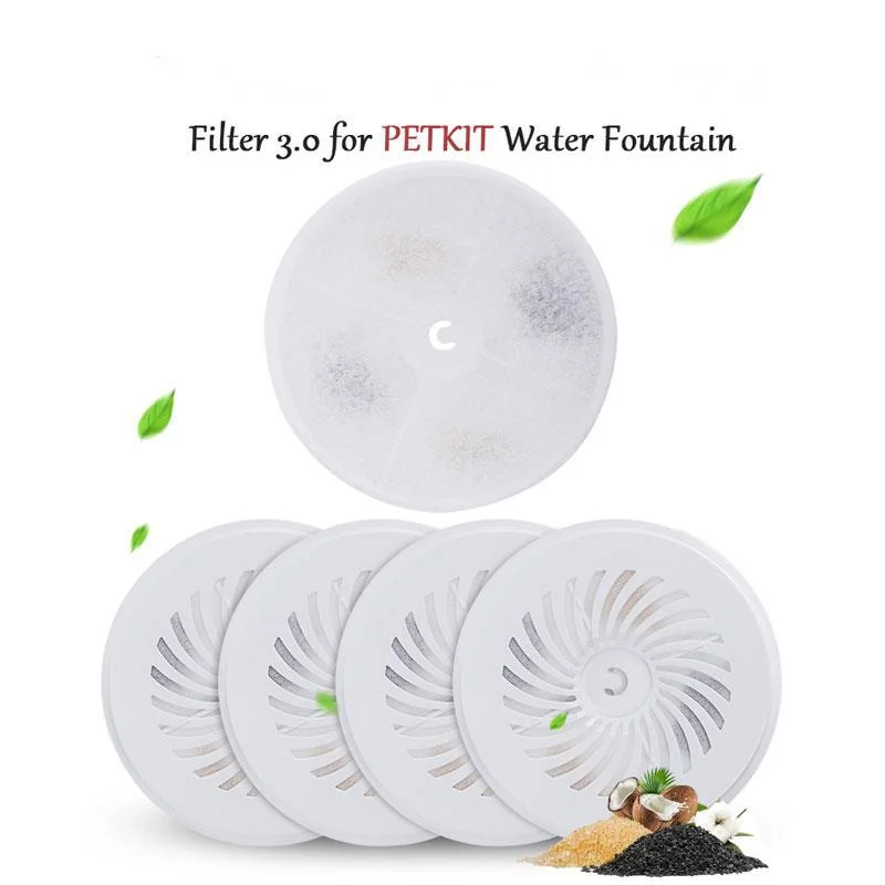 Cat Water Fountain Replacement Filters Units Compatible with PETKIT EVERSWEET 2S,3/3Pro,Solos with Quadruple Filtration System