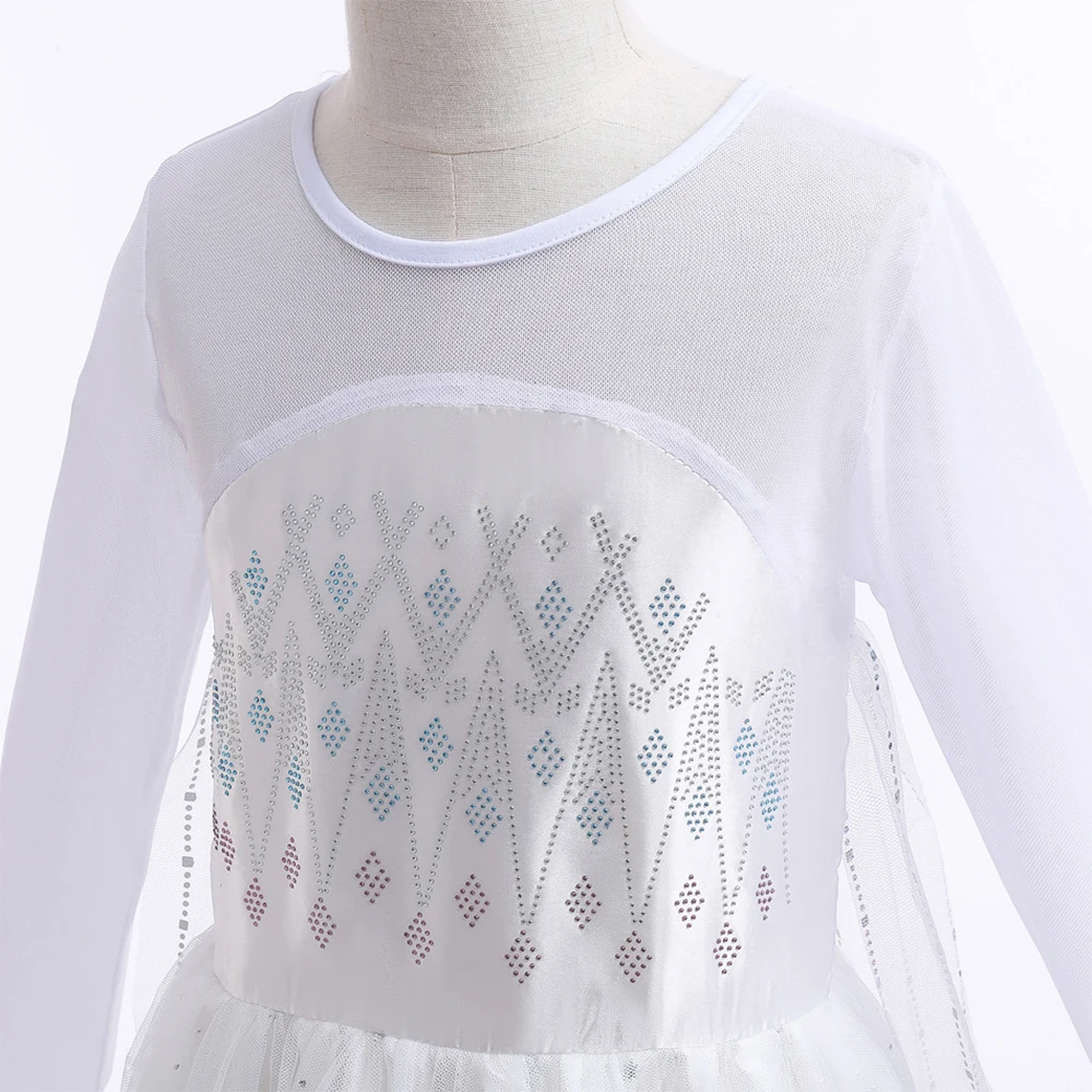 Vestidos Blancos de Elsa para - Summer Clothing Kids reseña y precio