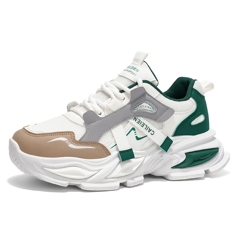 White green
