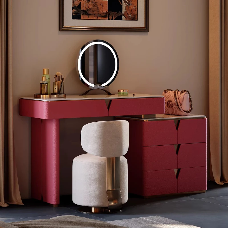 Small apartment bedroom bedside premium makeup table