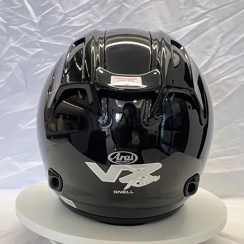 VZ-RAM ABS Classic 3/4 Open Face Helmet,For Vintage Motorcycle and Cruise Motorcycle Protection Helmets,Bright black,Capacete