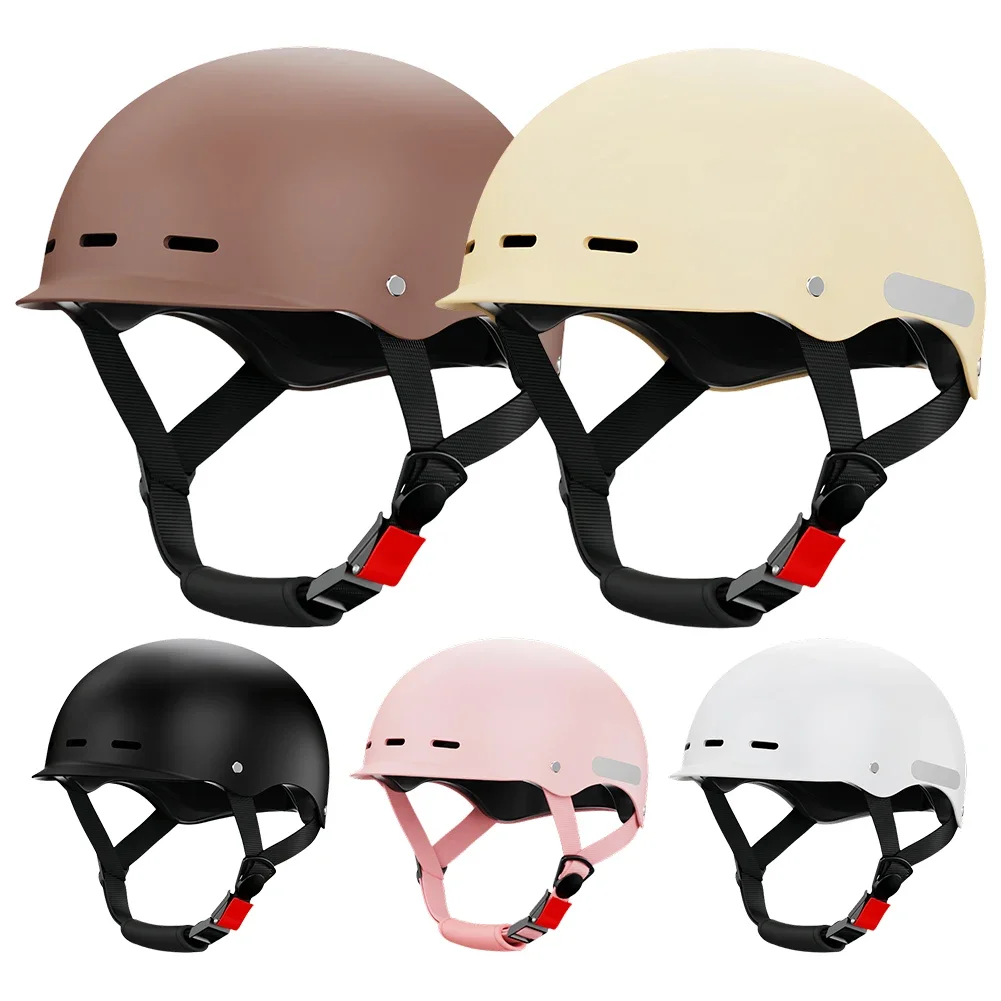 

Motorcycle Helmet for Men Women Classic Retro Half Helmet Ultralight Cycling MTB Bike Bicycle Motorcycle Safety Helmets