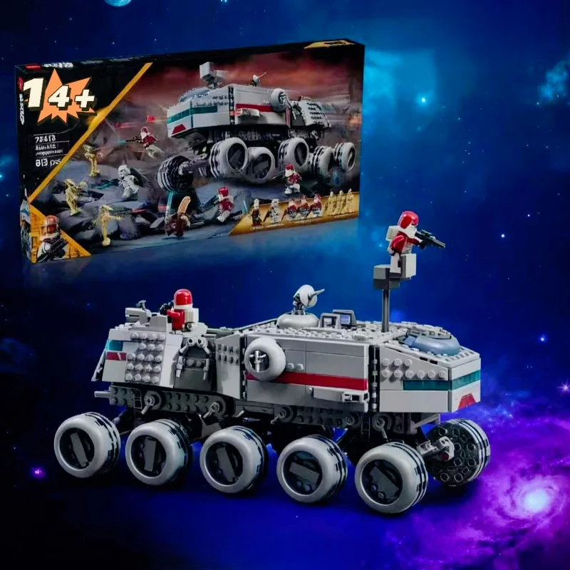 Nowość 75413 Klocki Konstrukcyjne Model Pojazdu Transportowego Zabawka Prezent na Boże Narodzenie, Zabawki Edukacyjne (813 ELEMENTÓW)