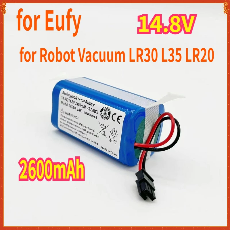 

14.8V 2600mAh for Eufy Battery Battery of Robot Vacuum LR30 L35 LR20 Sweeping Robot Battery