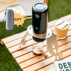 ICafilas-cafetera Espresso eléctrica portátil inalámbrica para coche y hogar, máquina de café para Camping, compatible con cápsula Nespresso en polvo