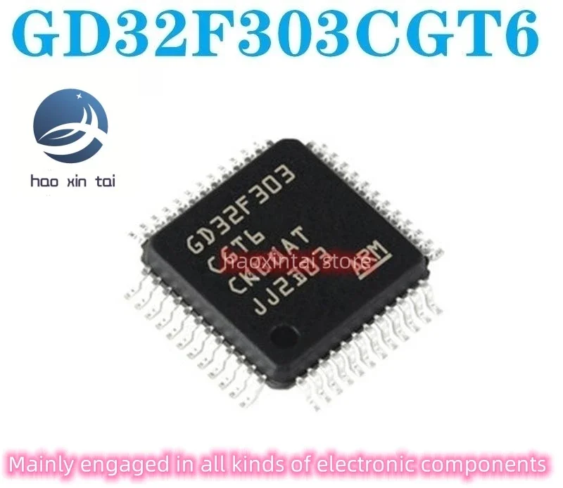 

10 шт. GD32F303CGT6 LQFP-48, совместимый с 32-битным микроконтроллером STM32 Cortex-M4 MCU ics
