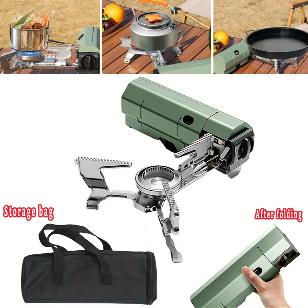 

2600W Portable Folding Stove Camping Gas Stove Outdoor Hiking BBQ Travel Cooking Grill Cooker Cassette Gas Burner