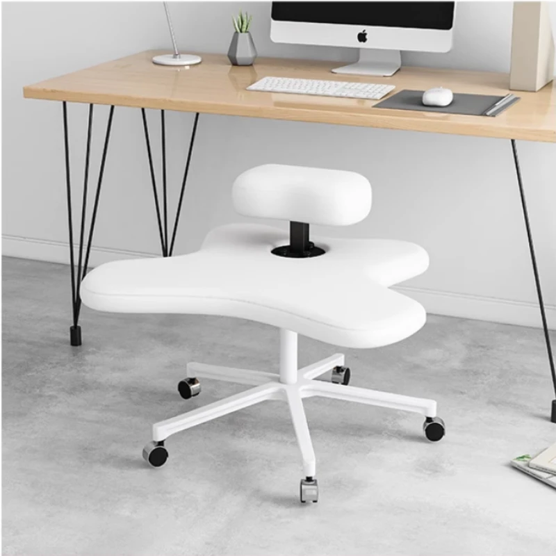 

Ergonomic Cross-Legged Floor Chairs Adjustable Squat Stool Comfortable Kneeling Seat with Back Support for Long Sitting Work