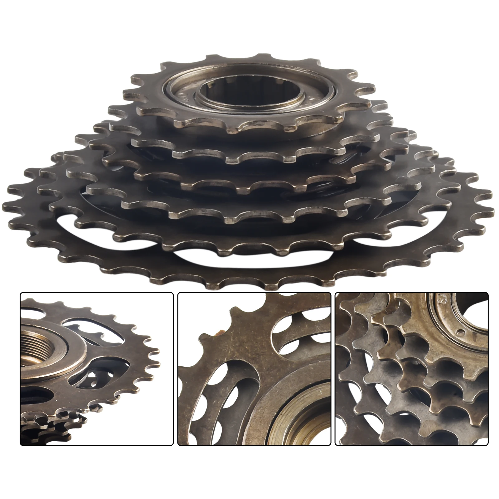 Bike Freewheel for Position Bicycle Parts 6/7/8 Speed 13/14 28T Screw On Model with Efficient Transmission and Low Noise