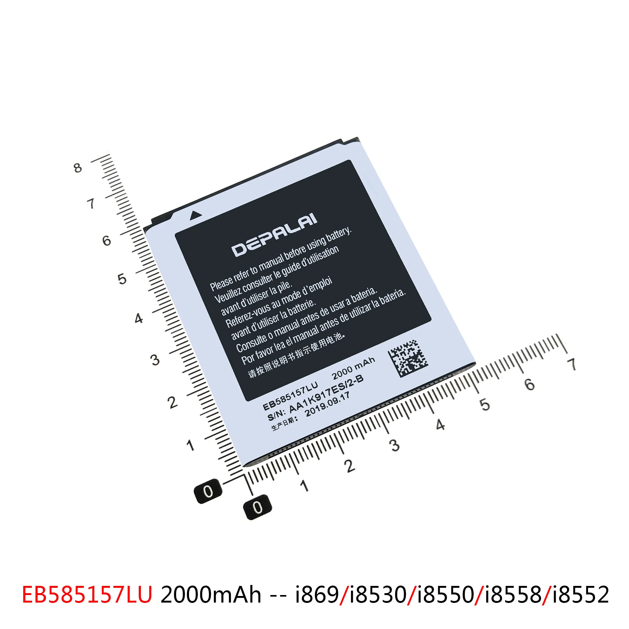 B650AC Battery EB585157LU For Samsung i9152 i9158 P709 i869 i8530 i8552 Batteries J3 J320 On5 J5 EB-BG530BBC Replacement Battery