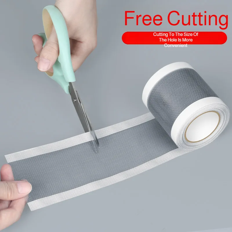 Self Adhesive Breathable Window Screen Patch Tape Portable Window Net Repair Tool Easy Fix Cracks Holes For Mosquito Screen Mesh
