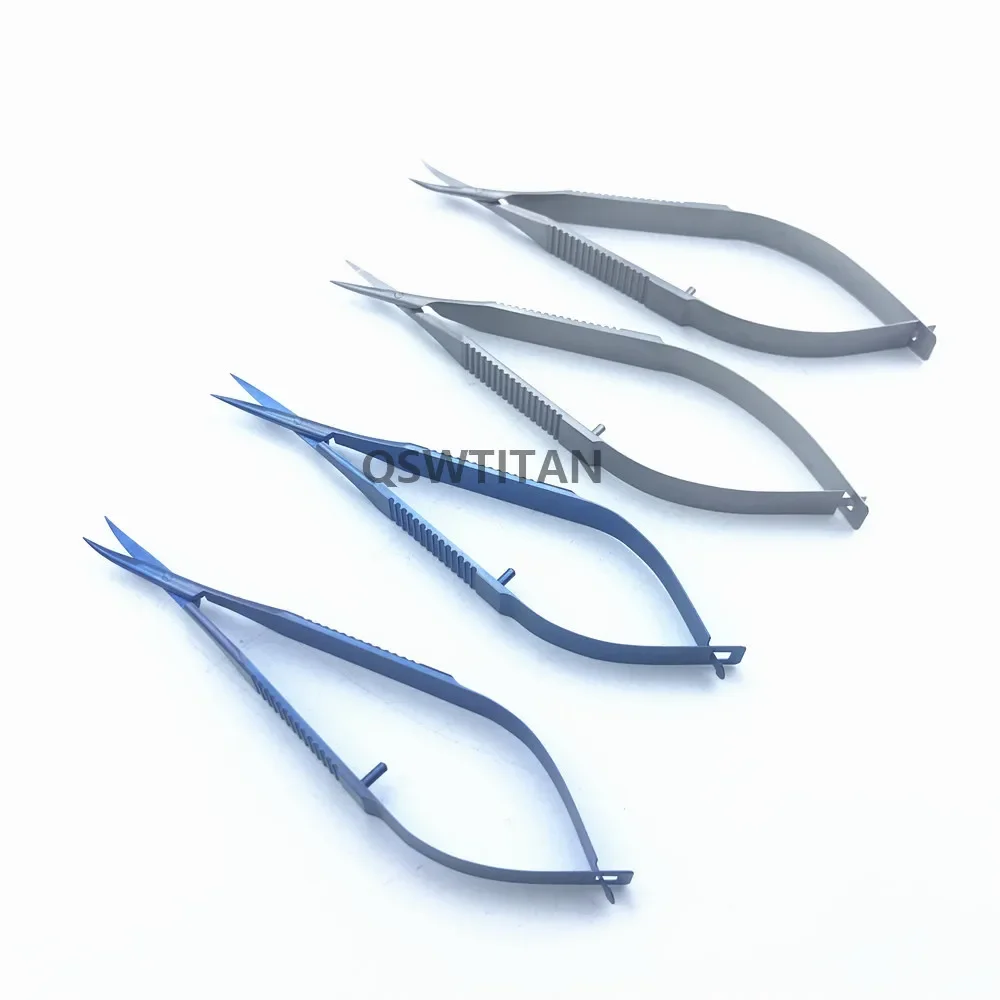 Ophthalmic Castroviejo Corneal scissors 12.5cm Titanium Capsule membrane scissors Pet surgical instrument Ophthalmic tools