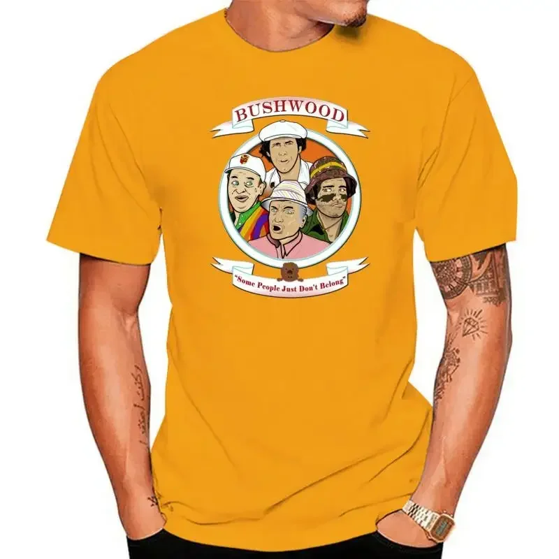 Новый CADDYSHACK Bush Wood COUNTRY CLUB США Размер S M L XL 2XL 3XL футболка EN1