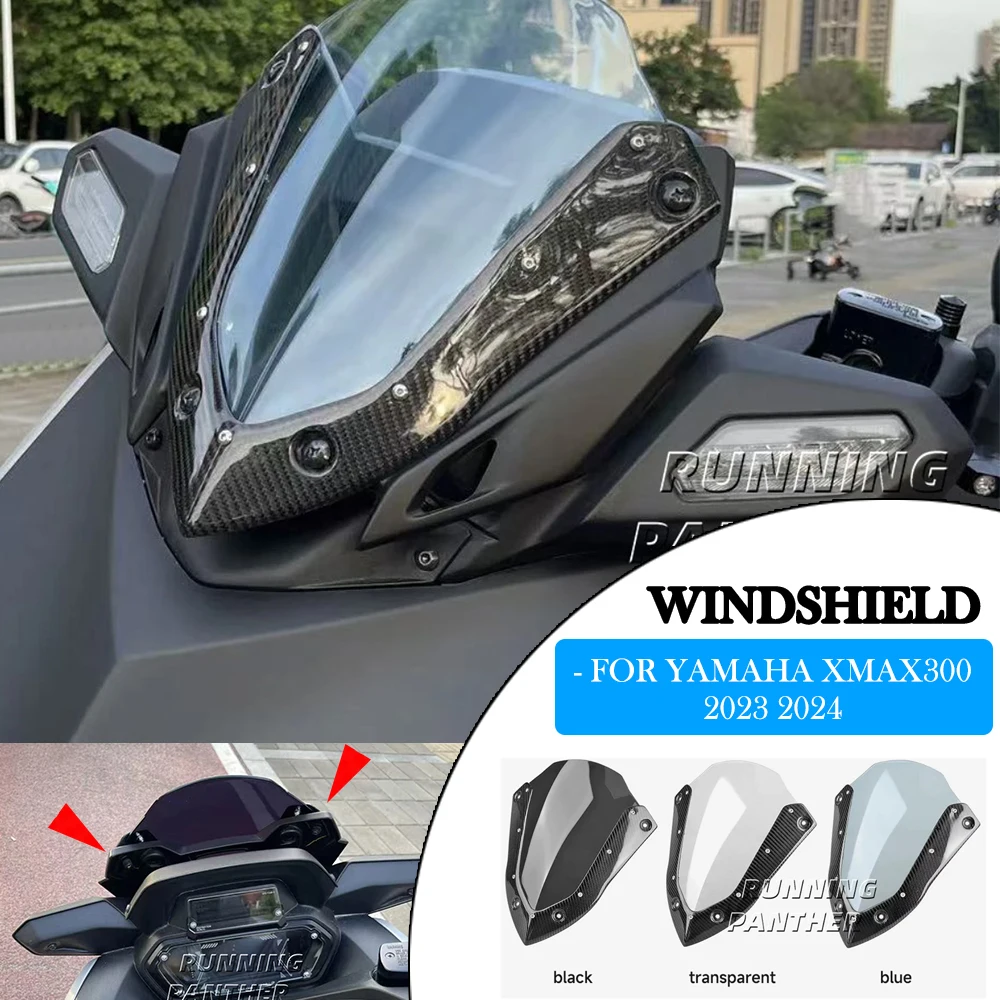 per-yamaha-xmax300-2023-2024-nuovi-accessori-nero-blu-chiaro-trasparente-in-fibra-di-carbonio-parabrezza-deflettore-schermo-visiera-visiera