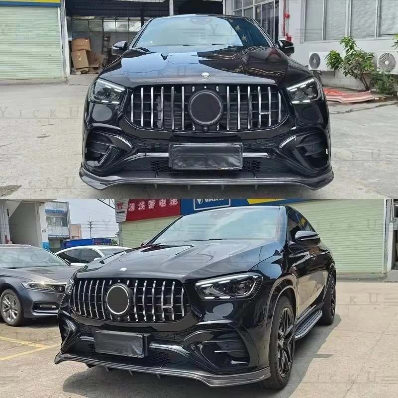 Extreme MakeoverB Design Rocket 900 Genuine Carbon Fiber Body Kit For 2024 GLE 53 450 Front Lip Spoiler Rear Lip Car DiffuserF