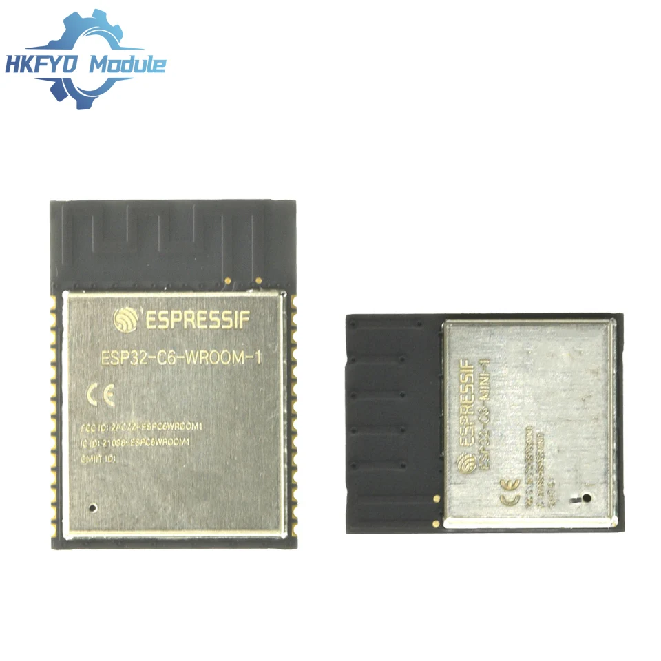 ESP32-C6-MINI-1 H4 N4 ESP32-C6-WROOM-1-N4//N8/N16 2.4GH Wi-Fi Ble 5 4MB Wifi Wireless Module Zigbee 3.0