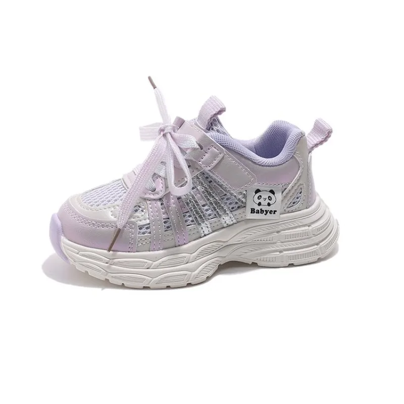 

Kids Sneakers Girls Breathable Mesh Running Shoes Lightweight Non-slip Soft Casual Sport Shoes for Children