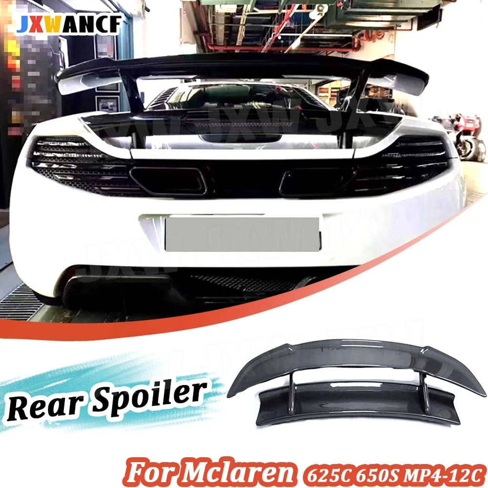 

JXWANCF задний спойлер из углеродного волокна, крылья багажника для Mclaren 625C 650S MP4-12C FRP, комплект кузова для автогоночного автомобиля, Стайлинг