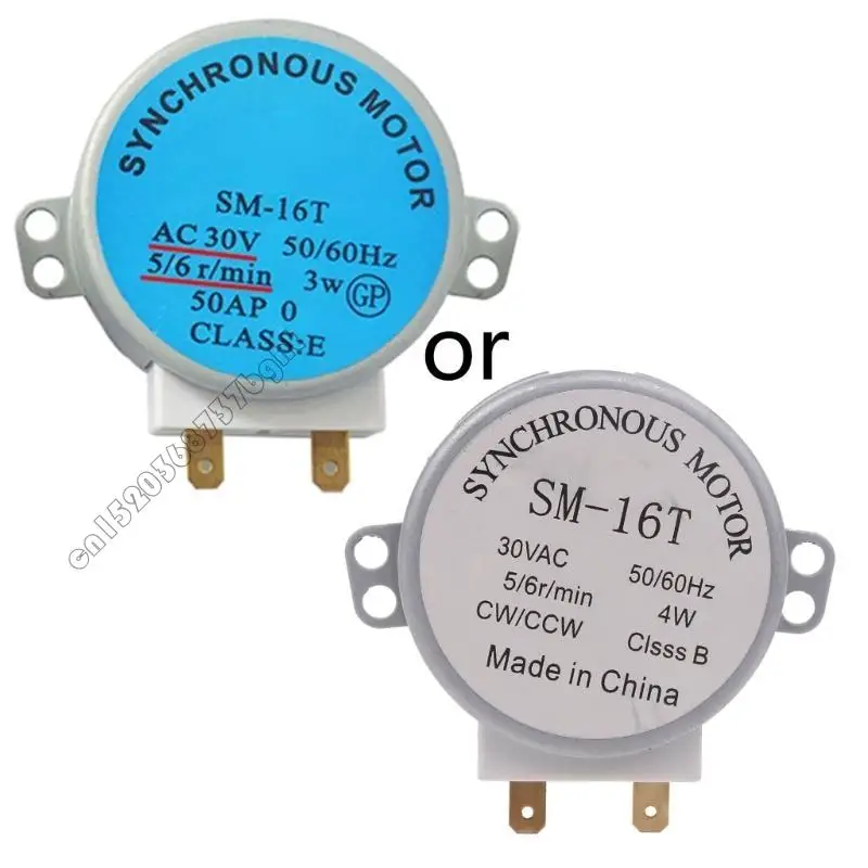 AC 30V ميكروويف فرن المحرك متزامن محرك القرص الدوار لملحقات فرن الميكروويف SM-16T 4xfb